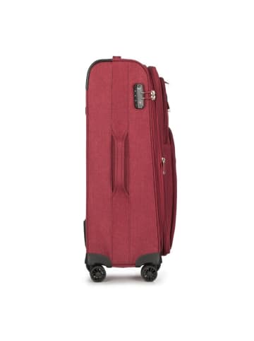 Wittchen 3-pcs polyester suitcase set in Bordeaux