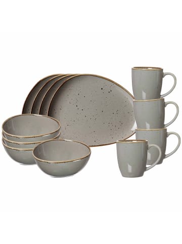 Ritzenhoff & Breker 12er Set Frühstücksset Taste taupe in taupe