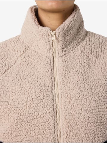 Noisy may Kuschelige Otw Bomberjacke mit Reißverschluss und hohem Kragen in Braun