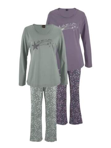 VIVANCE DREAMS Pyjama in mint, lila