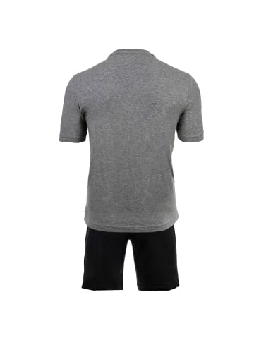 Emporio Armani Pyjama 1er Pack in Grau/Schwarz