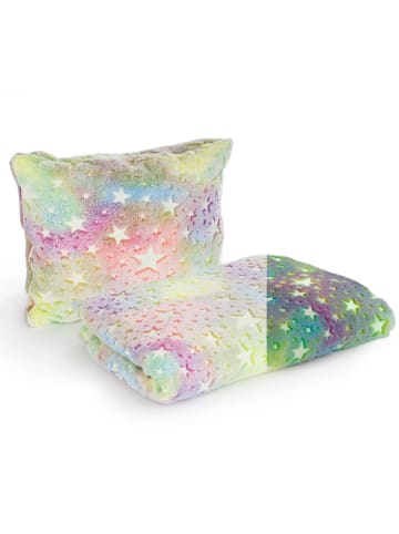 MAXXMEE MAXXMEE Verwandlungskissen Glow in the dark - Kuschelkissen & Kuscheldecke - Ste