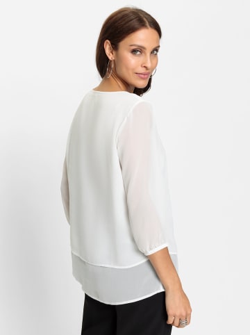 WITT WEIDEN Georgette-Bluse in ecru