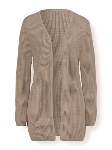 Sieh an! Strickjacke in sesam