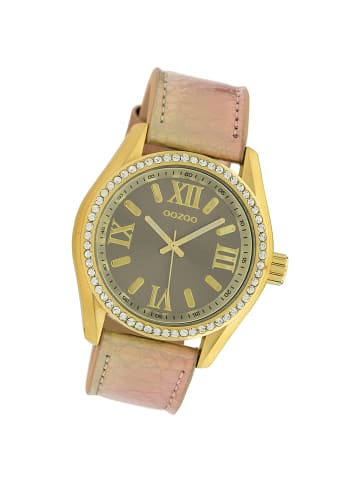 Oozoo Analog-Armbanduhr Oozoo Timepieces rosegold groß (ca. 40mm)