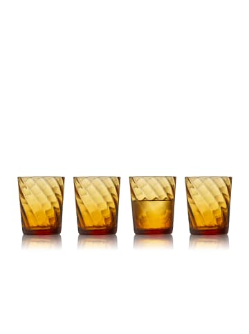 Lyngby Glas Wasserglas Vienna in Amber