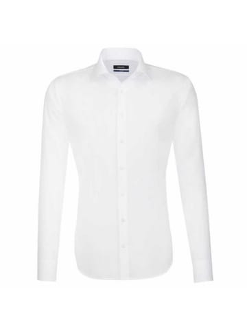 Seidensticker Extra Langarm Business Hemd für Herren in weiß