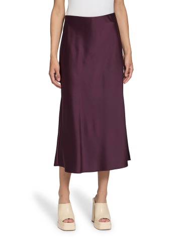 CARTOON Satinrock unifarben in Dark Aubergine