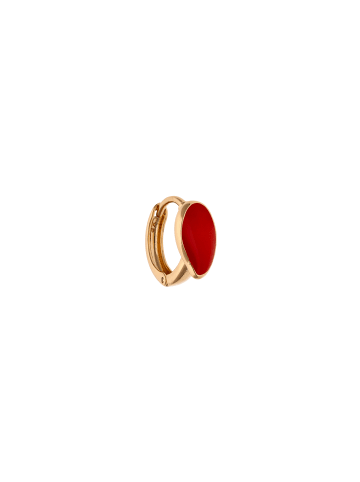 faina Women Earrings in Rose Gold Red