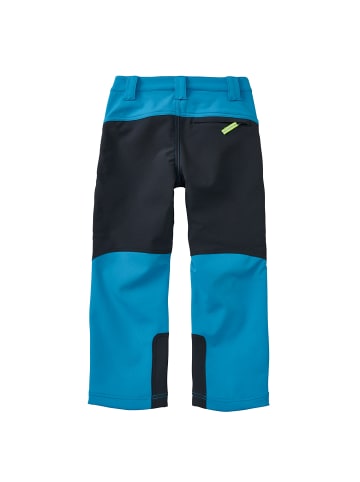 Softshell-Outdoorhose in blau