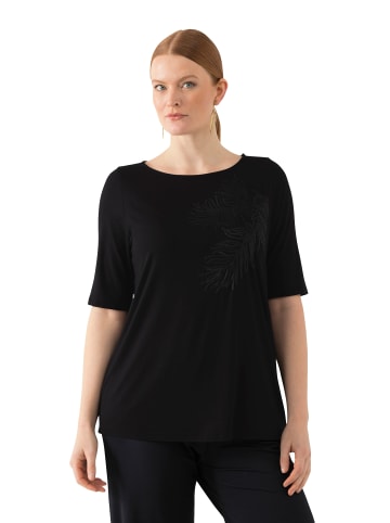 Ulla Popken Shirt in schwarz