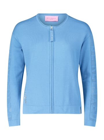 Betty Barclay Strick-Cardigan mit Strickdetails in Ocean Blue