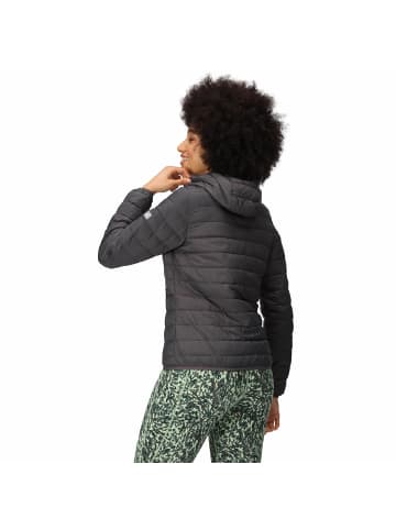 Regatta Steppjacke Hooded Hillpack in Dunkelgrau