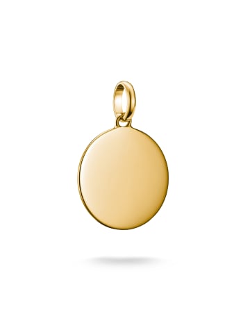 Thomas Sabo Charm-Anhänger Coin Groß Connect in gold