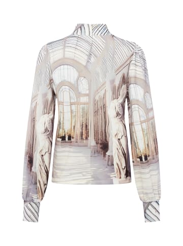 monari Blusenshirt Glamour Nights in beige grau