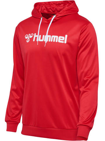 Hummel Kapuzenpullover Hmllogo Erwachsene in TRUE RED