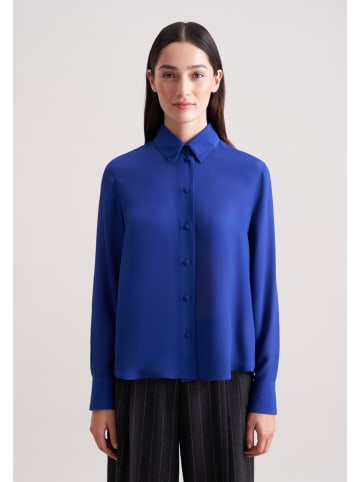 Seidensticker Hemdbluse Regular in Mittelblau