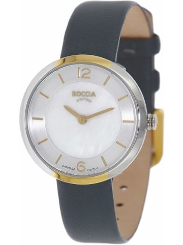 Boccia Uhr für Herren in blau