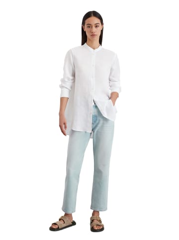 Marc O'Polo A-Shape-Leinenbluse regular in Weiß