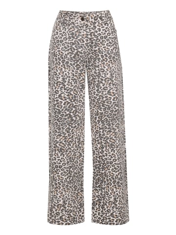 ICHI IHJilla regular fit in Cornstalk LEO Print