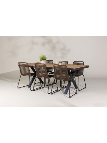 ebuy24 Gartenset GarciaLindos Schwarz 100 x 200 cm