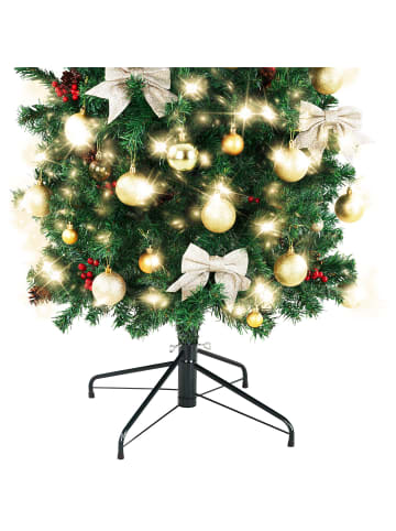 tectake Kabellose LED-Weihnachtskerzen, Lichterabstand 10 cm, warmweiß