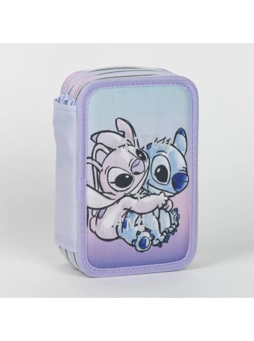 Lilo & Stitch Federmäppchen 3 Etagen gefüllt