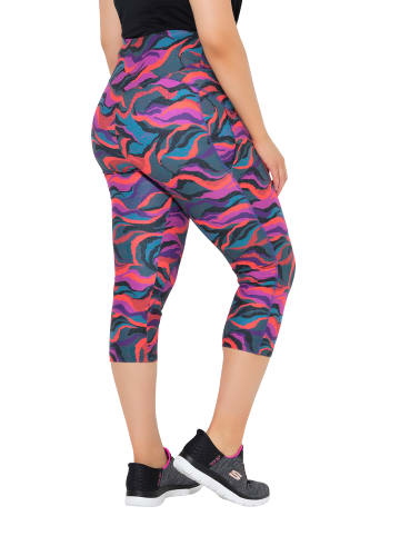 Ulla Popken Leggings in dunkelpetrol