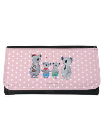 Mr. & Mrs. Panda Wallet Koala Familie zwei ohne Spruch in Rot Pastell