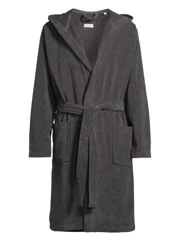 Seidensticker Morgenmantel Basic in Anthrazit