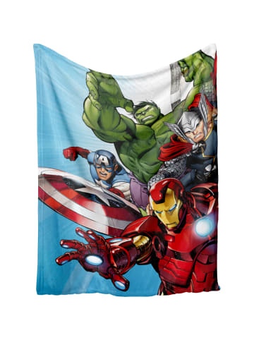 Marvel Kuscheldecke Avengers in blau