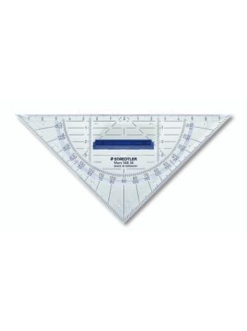 Staedtler Geometrie-Dreieck 16cm mit Griff transparent