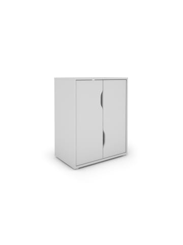 byLiving Aktenschrank Belfast in Weiß - (B) 60 x (H) 76,5 x (T) 37cm