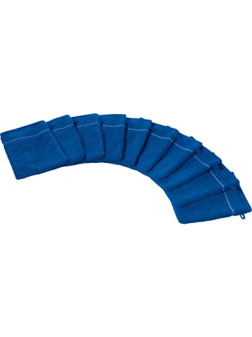 Erwin Müller Frottier Waschhandschuh 10er-Pack Mannheim in royalblau