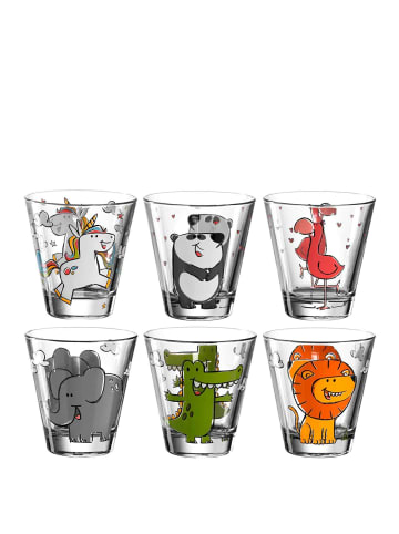6er Set Kinderbecher Bambini in Bunt 215 ml