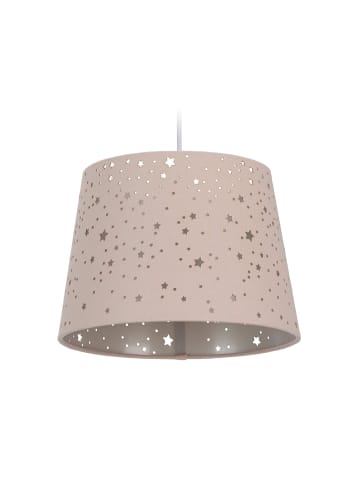 relaxdays Kinderzimmerlampe "Sterne" in Rosa - Ø 27 cm