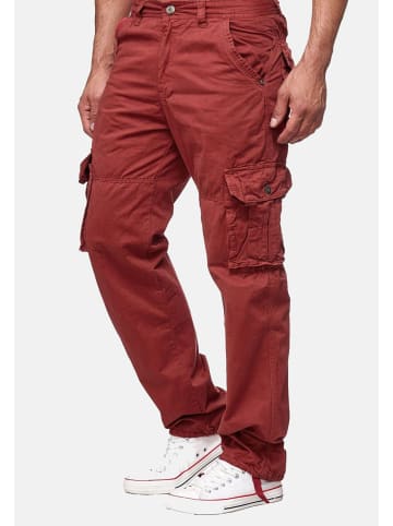 Max Men Trekking Arbeitshose Indy Jones Cargo Hose in Rot