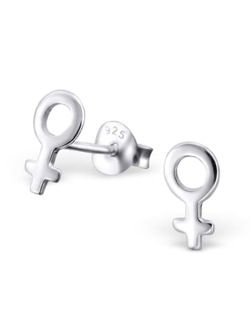 Bungsa Ohrstecker in Silber