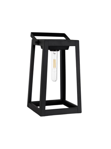 näve LED Solarleuchte "LUCIE" in schwarz - (L)15 cm x (B)15 cm x (H)25.5 cm