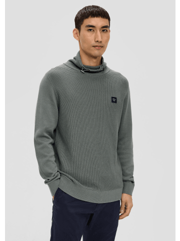 s.Oliver Strickpullover langarm in Grau