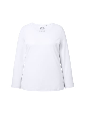 Ulla Popken Shirt in schneeweiß