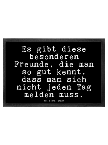 Mr. & Mrs. Panda Fußabtreter Es gibt diese besonderen... mit Spruch in Schwarz
