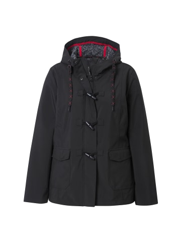 Ulla Popken Softshelljacke in schwarz
