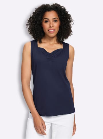 Sieh an! Shirttop in marine