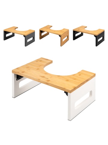eluno Toilettenhocker ca. 43,5 x 18,5 x 28 cm (B/H/T)