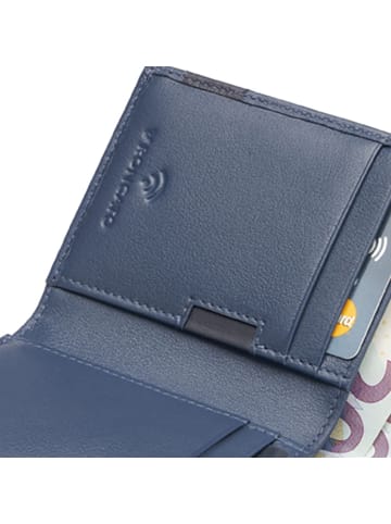 Roncato Monaco Geldbörse RFID Schutz Leder 8 cm in denim