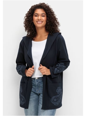 sheego by Joe Browns Leichte Kapuzensweatjacke in dunkelblau