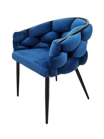 Qiyano 2er-Set Lounge-Stuhl Kaipo in Blau