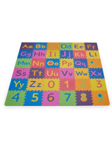relaxdays 90tlg. Puzzlematte "ABC" in Bunt