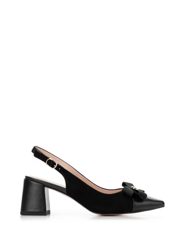 Wittchen Lederpumps Mit Blockabsatz in Black